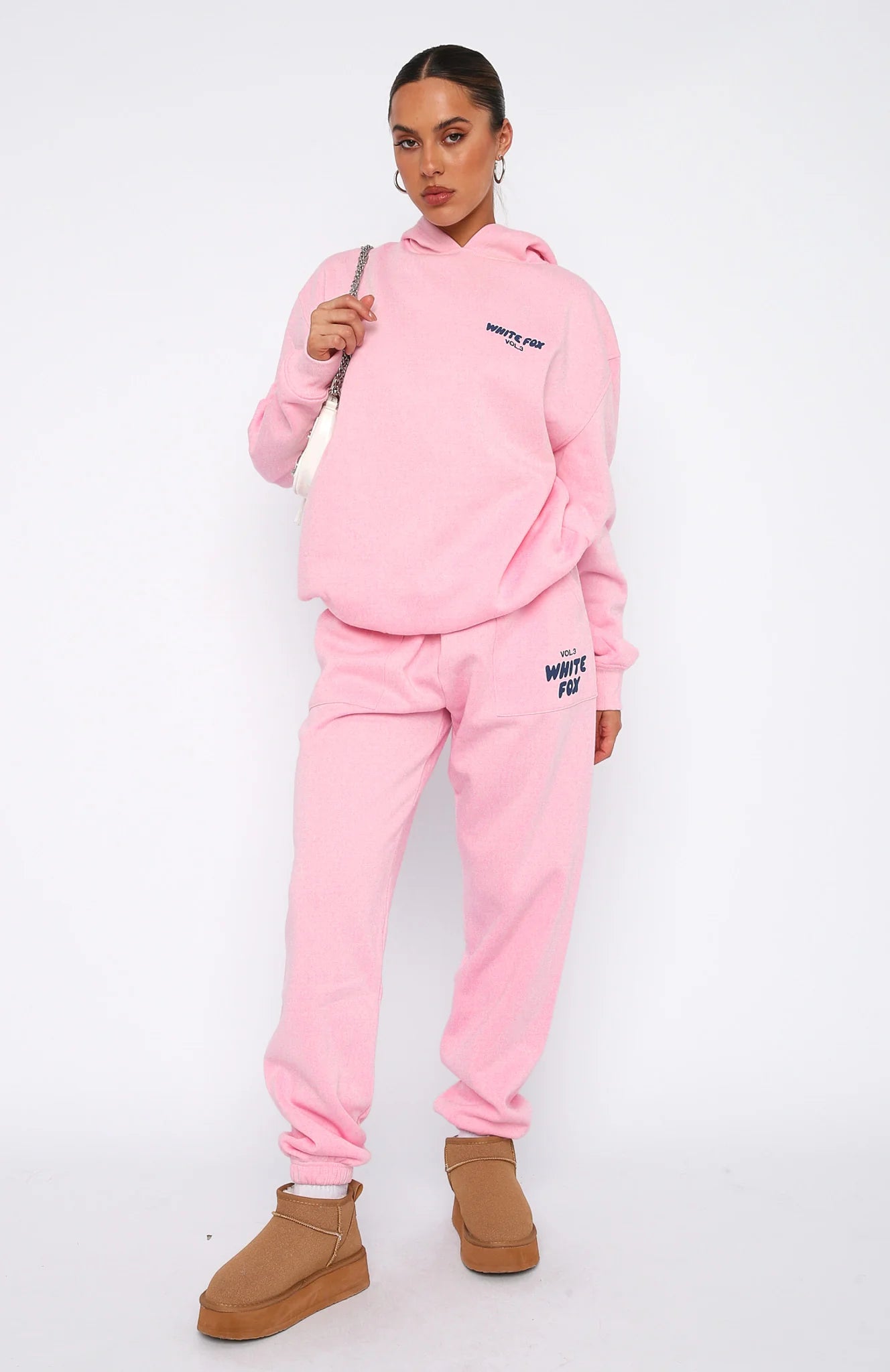 Vol3 Offstage WhiteFox Hoodie Pink