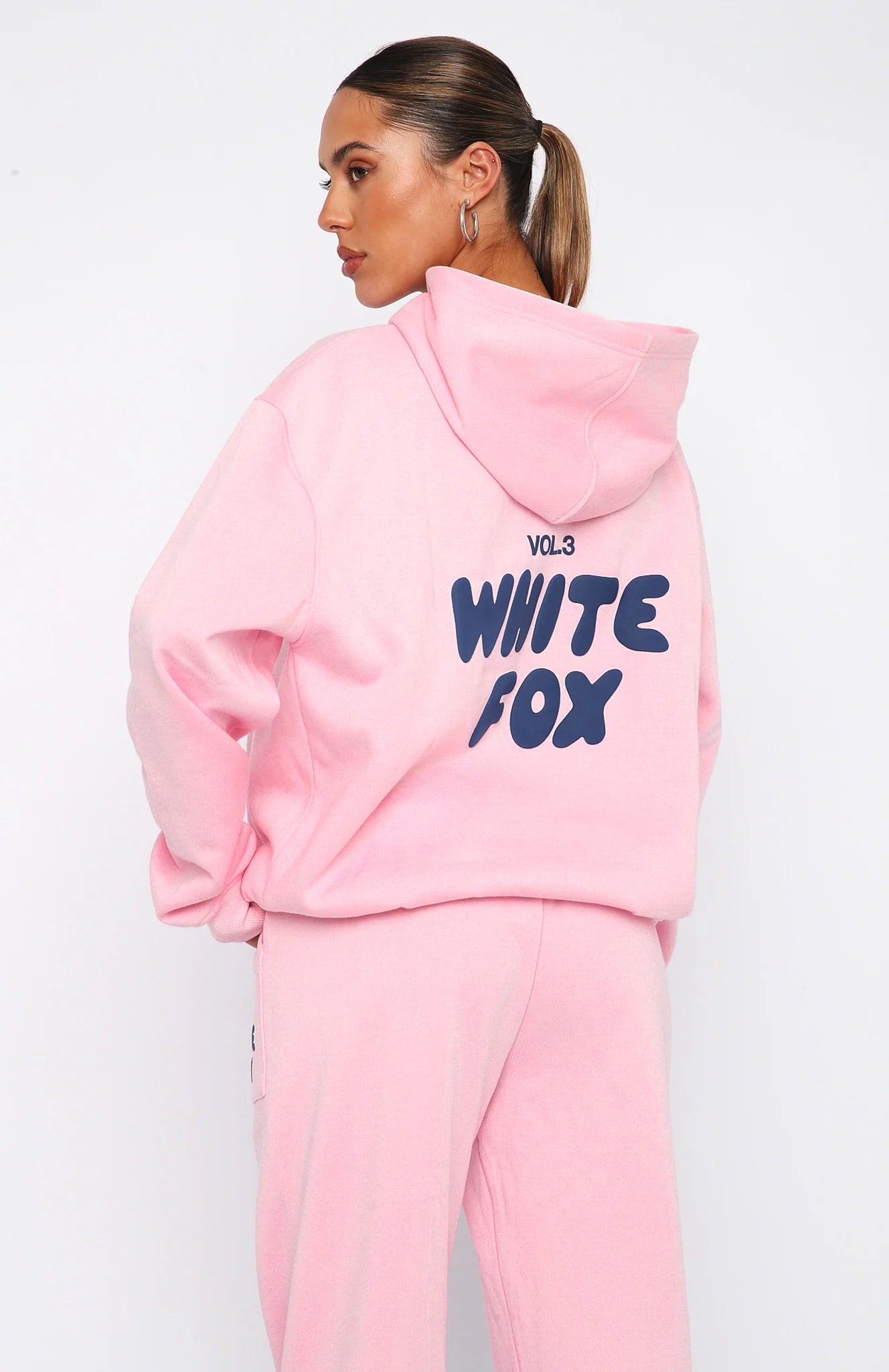 Vol3 Offstage WhiteFox Hoodie Posy Pink