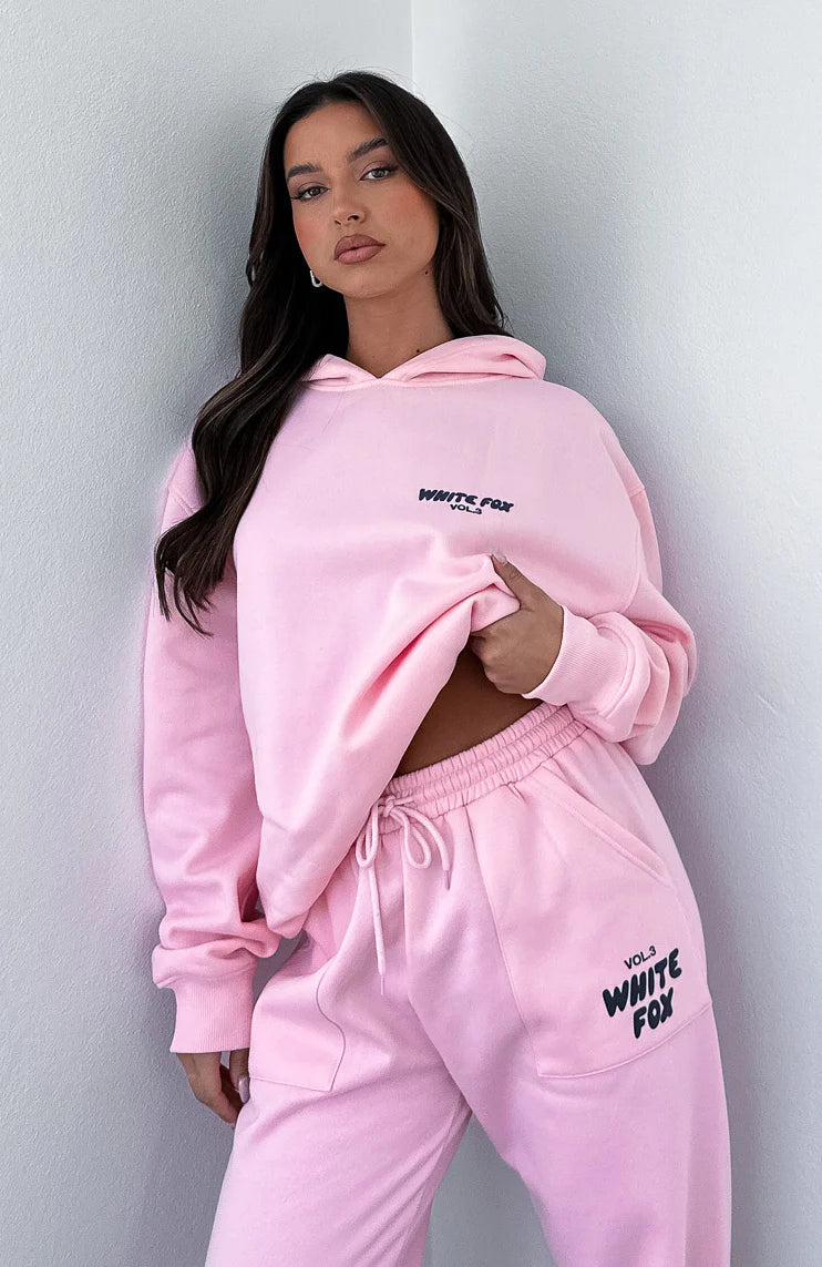 Vol3 WhiteFox Hoodie Pink