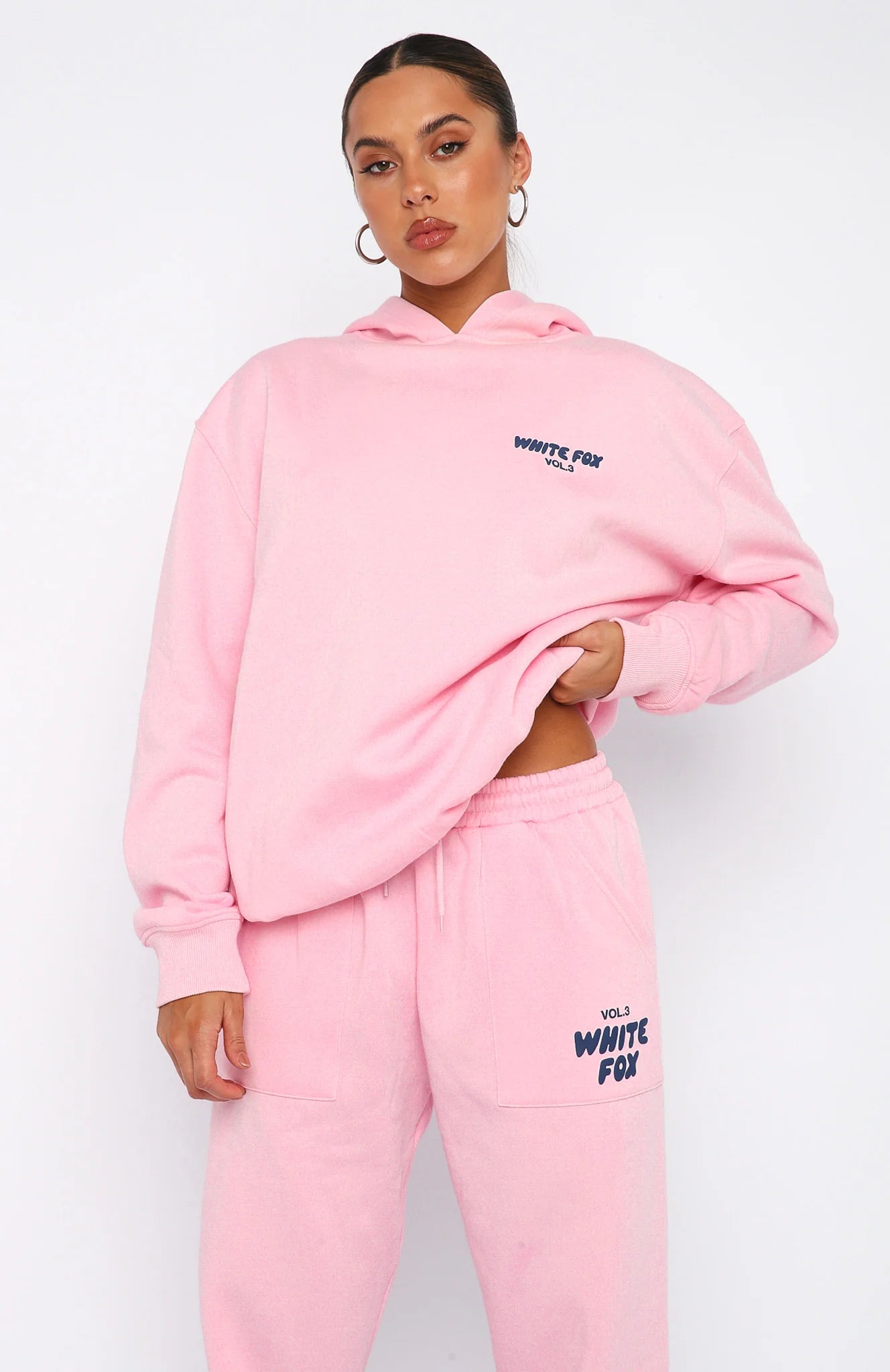 whitefox Vol3 Offstage pink hoodie